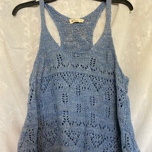 Hollister Crochet Tank Top size Large